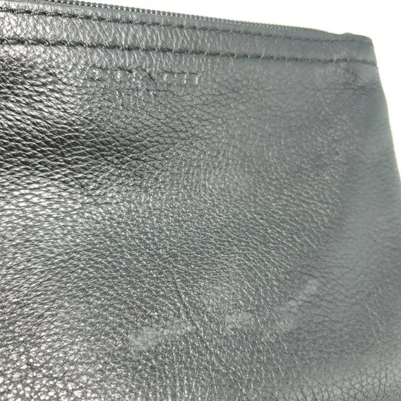 Coach Womens Black Smooth Leather Detachable Strap Classic Wristlet Wallet - Picture 10 of 13